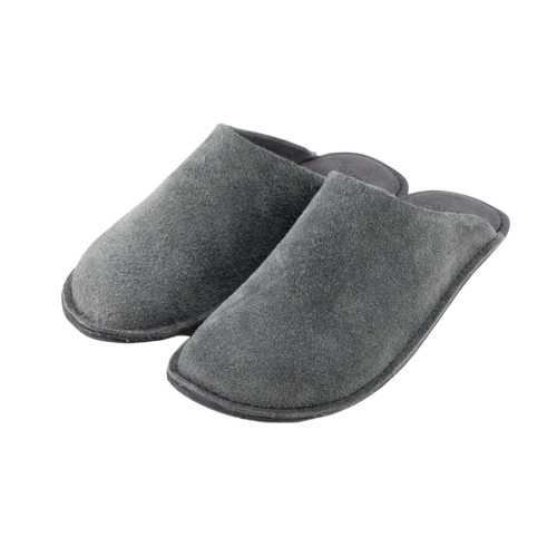 レザースリッパ GREY